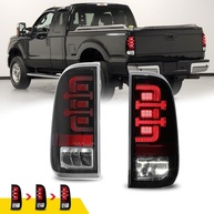 Lanternas Traseiras LED ROXX para Ford F-250/F-350/F-450 Super Duty 2008-2016 - Design Moderno com Seta Sequencial - imagem 1