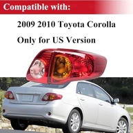Lanternas Traseiras LED para Toyota Corolla 2009-2010 - Par Completo (Motorista e Passageiro) - imagem 3
