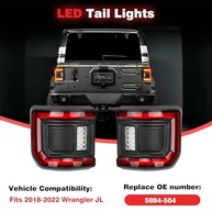 Lanternas Traseiras LED Yitrust para Jeep Wrangler JL 2018-2022 - Design Envolvente e Iluminação Potente - imagem 3