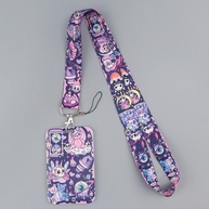 Lanyard Caveiras Halloween: Chaveiro e Porta-Crachá - imagem 1