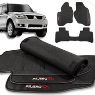Jogo de Tapetes Automotivos Emborrachados Pajero TR4 2003-2015 (3 Peças) - Lanzi - imagem 1