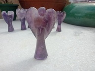 Anjo de Ametista Lapidado - Cristal de Rocha para Cura, Meditação e Decoração Divina - imagem 4