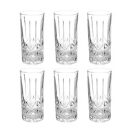 Jogo com 6 Copos Altos Lapidados 280ml - Ideal para Suco, Água e Drinks Refinados - imagem 2