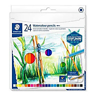 Lápis de Cor Aquarelável Staedtler: 24 Cores Vibrantes! - imagem 1