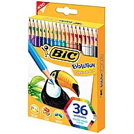 Lápis de Cor BIC Evolution 36 Cores: Sua Arte Mais Vibrante! - imagem 1