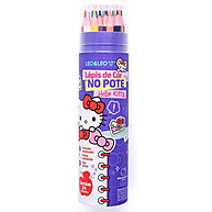 Lápis de Cor Hello Kitty 24 Cores: Cores Vibrantes! - imagem 1