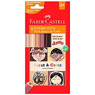Lápis de Cor Jumbo Faber-Castell: 6 Cores Vibrantes! - imagem 1