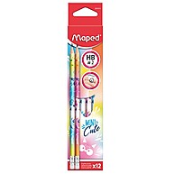 Lápis Preto Nr.2 com Borracha Mini Cute 12 Unid – Maped - imagem 1
