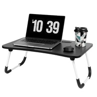 Mesa Para Notebook Portátil Articulada Mdf Grafite Suporte Para Laptop Dobrável Home Office Cama Porta Tablet (Preto) - imagem 2