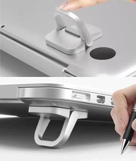 Mini Suporte Autoadesivo para Laptop Portátil | Elevação Ergonômica e Compacta para Mesa - imagem 5