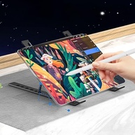 Suporte Ajustável para Laptop em Alumínio - Portátil, Dobrável e Ergonômico para Todos os Modelos até 17" - imagem 5