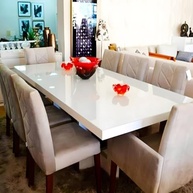 Adesivo Vinil Envelopamento Mesa Laca Laquear Vidro Lavável Impermeável 2m x 1m Branco Brilho - imagem 5
