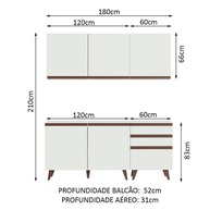 Cozinha Compacta Reims Madesa: Seu Novo Lar! - imagem 2