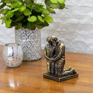Estátua de Casal em Oração - Decoração Inspiradora para o Lar - imagem 3