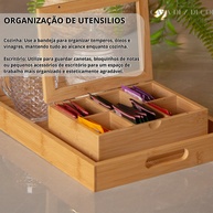 Bandeja de Bambu: Elegância para o seu Lar - imagem 2