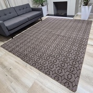 Tapete Geométrico Marrom 2,00x2,50: Elegância para seu Lar - imagem 2