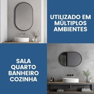 Espelho Oval Decorativo: Elegância para seu Lar - imagem 2