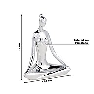 Escultura Yoga em Porcelana: Elegância para seu Lar - imagem 2