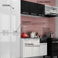 Cozinha Itatiaia Amanda: 4 Peças para Seu Lar - imagem 2
