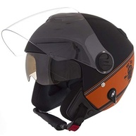 Capacete Aberto Pro Tork New Atomic Skull Riders HD Laranja/Preto Fosco - Segurança e Estilo para Você! - imagem 3