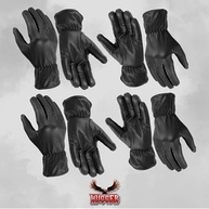 Hugger Luva masculina básica sem costura para dirigir, polícia e motocicleta, Preto, X-Large - imagem 3