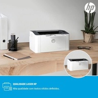 HP, Impressora HP Laser 107a. Tecnologia de impressão Laser Impressora para Pequenas e Médias Empresas. Conectividade: USB 2.0 de alta velocidade (4ZB77A), Branco/Cinza - imagem 4