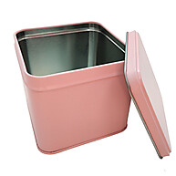 Lata de Metal Rosa: Organize com Estilo! - imagem 1