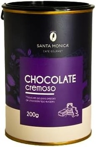 Chocolate em pó Europeu Santa Mônica - Lata 200 g - imagem 1
