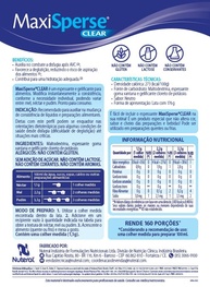 Espessante e Gelificante para alimentos, MaxiSperse Clear, Lata com 176g. Rende 160 Porções, Sem Sabor - Nuteral - imagem 2