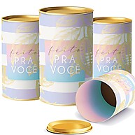 Lata para Ovo de Páscoa Ombre Degradê 500g - Cromus - imagem 1