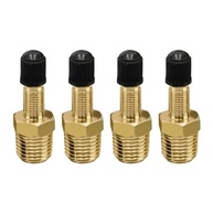 Adaptador de Inflador de Pneu em Latão: Conexão NPT 1/4" para Schrader (4 Peças) - imagem 2