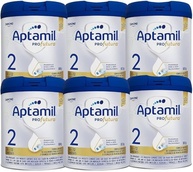 Fórmula Infantil Aptamil Profutura 2 800g - Kit 6 latas - imagem 1