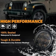 Luz de Marcador Lateral LED Fumê para Jeep Wrangler JK/JKU (2007-2018) - Upgrade Premium - imagem 3