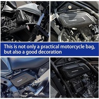 WOOGA Bolsa Lateral Moto Carbono Impermeável 1.5L para Honda Rebel CMX (250/300/500/1100) - imagem 5