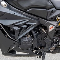 Capa Lateral Moldura Aço Inox para Honda CBR650R CB650R 2019-2025 (Vermelho Sólido) - imagem 3