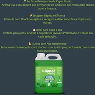 Launer Casa Limpador Perfumado Capim Limão 5L - Secagem Rápida e Fragrância Duradoura - imagem 3