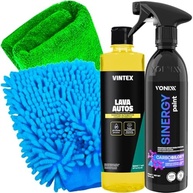 Kit Essencial Lava Autos e Coating Spray Sinergy Paint Vonixx: Brilho e Proteção Profissional - imagem 2