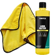 Kit Essencial Lava Autos Vintex 500ml + Toalha Microfibra Karbox 60x90cm - imagem 1