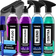 Kit Lavagem Completa Automotiva: Shampoo, Cera, Restaurador de Plástico e APC Vonixx - imagem 2