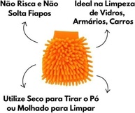 Luva de Microfibra Chenille Premium para Lavagem de Carro - Pacote com 2 - imagem 4