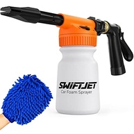 SwiftJet: Kit Pistola de Espuma para Lavagem de Carro + Luva Microfibra - Limpeza Profissional em Casa! - imagem 2