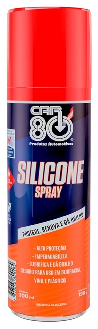 Silicone Spray Car 80 Lavanda 300ml: Proteção e Brilho Duradouro para seu Veículo - imagem 1