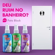 Pato Odor Block Bloqueador de Odores Sanitários Lavanda 60ml - Fórmula Avançada para Banheiro Sem Cheiro - imagem 3