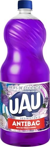 Desinfetante Antibacteriano UAU Lavanda e Rosas 2L - Limpeza Eficaz com Fragrância Agradável - imagem 2