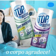Panos Umedecidos com Álcool 70% INPM - 35 Unidades, Bactericida, Fragrâncias Eucalipto, Original e Lavanda - imagem 5