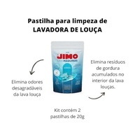 Jimo Pastilha Limpa Máquina de Lavar Louça 4x17g - Limpeza Profunda e Antiresíduos - imagem 3