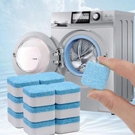 Kit 10 Tabletes de Limpeza para Máquina de Lavar – Limpador Efervescente Potente contra Manchas e Odores - imagem 1
