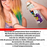 Tinta Spray Temporária para Cabelos Infantil – Cores Vibrantes e Laváveis - imagem 2