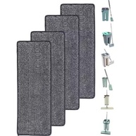 Kit Refil Mop Flat Microfibra Premium - 4 Unidades Laváveis e Reutilizáveis - imagem 1