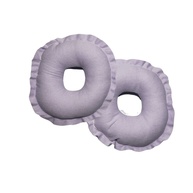 Kit 2 Rosquinhas De Amamentação Absorventes Seios Lavável 100% Algodão Tamanho:U;Cor:Lilás - imagem 1